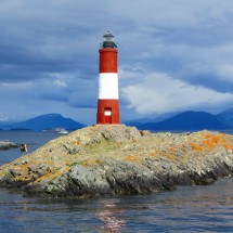 Lighthouse on one of the islands in the Beagle Channel